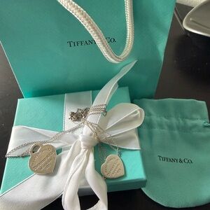 SOLD Tiffany & Co. Return to Tiffany Heart Tag Pendant and Bracelet in Silver